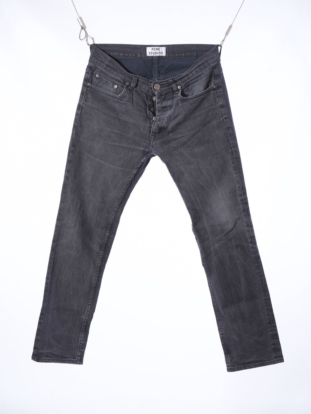 Acne Studios Acne Studios Roc Cash Faded Black Jeans sz31 Size US 31 - 8 Thumbnail
