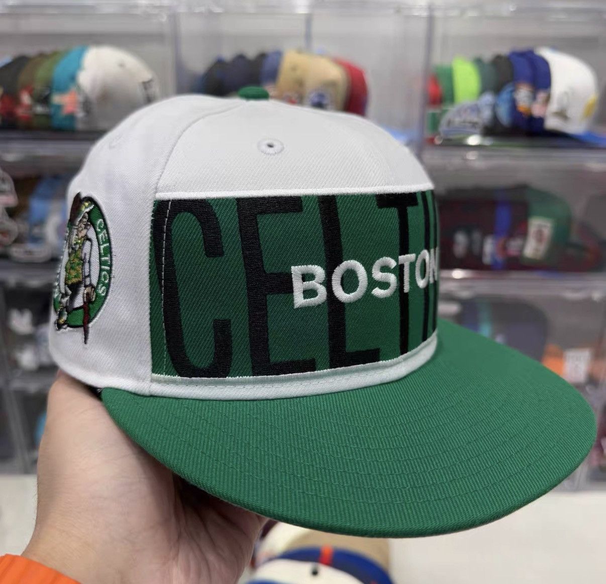 New Era New Era NBA Boston Celtics Flat Brim Baseball Cap J32 Size ONE SIZE - 1 Thumbnail