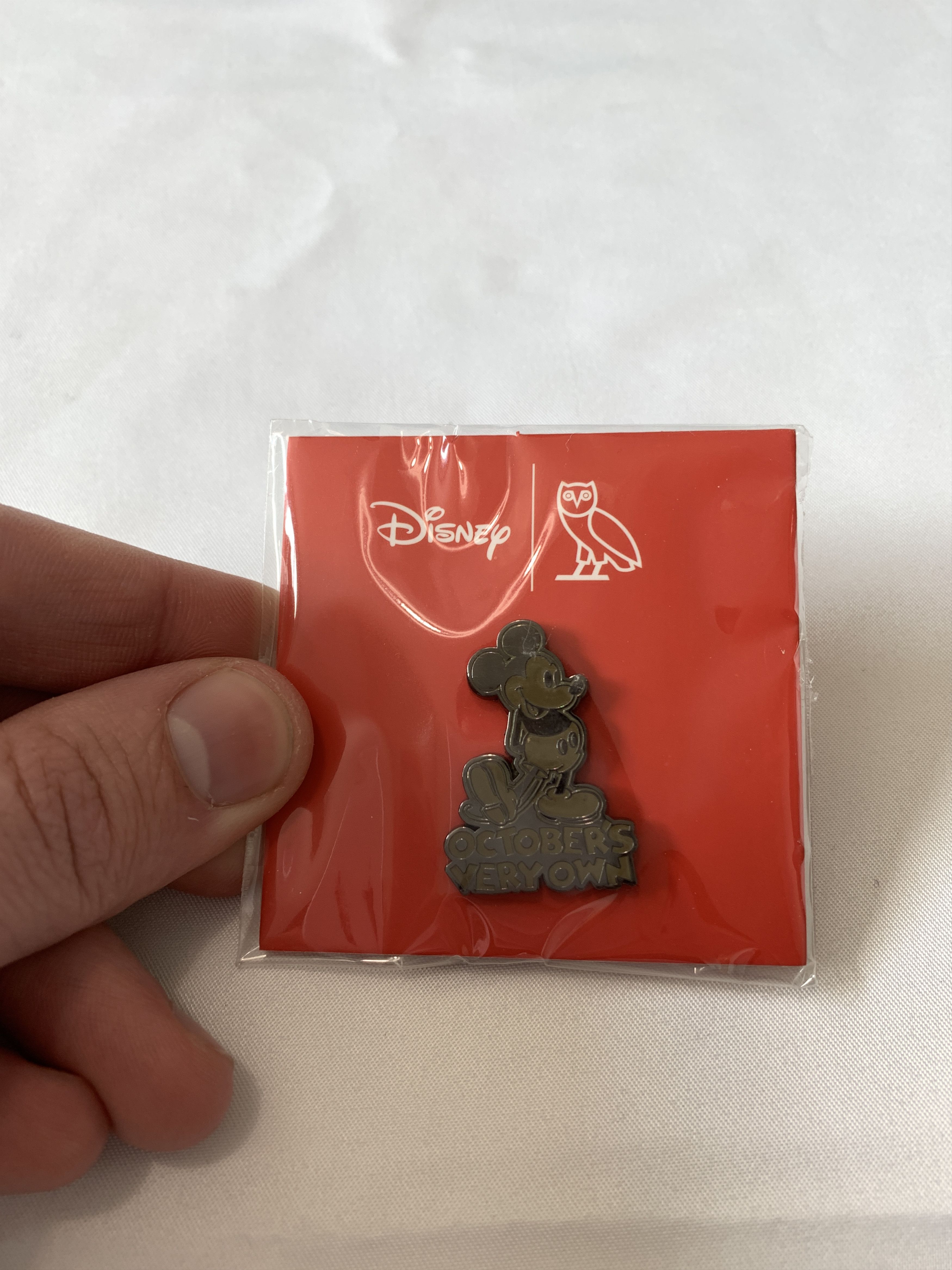 Disney OVO x Disney Classic Mickey Mouse Pin Black Size ONE SIZE - 3 Thumbnail