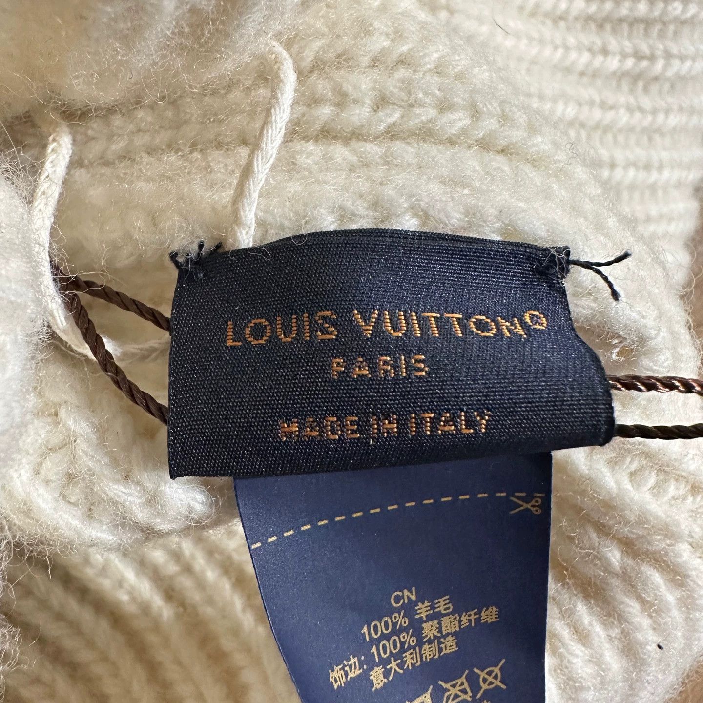 Louis Vuitton Louis Vuitton may243 Embroidered Logo Wool Beanie Size ONE SIZE - 3 Thumbnail