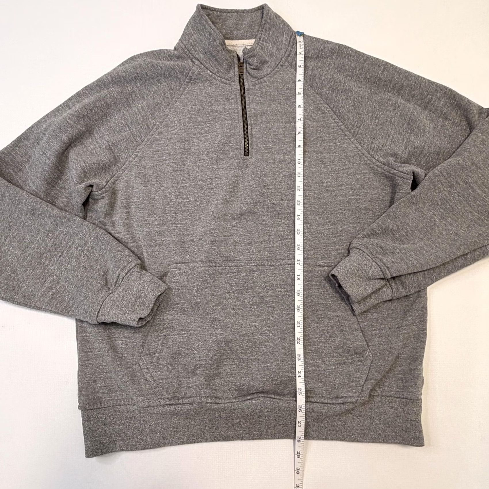 Flint And Tinder Flint and Tinder Sweatshirt Mens Large Gray 1/4 Zip Kangaroo Pocket USA Size US L / EU 52-54 / 3 - 4 Thumbnail