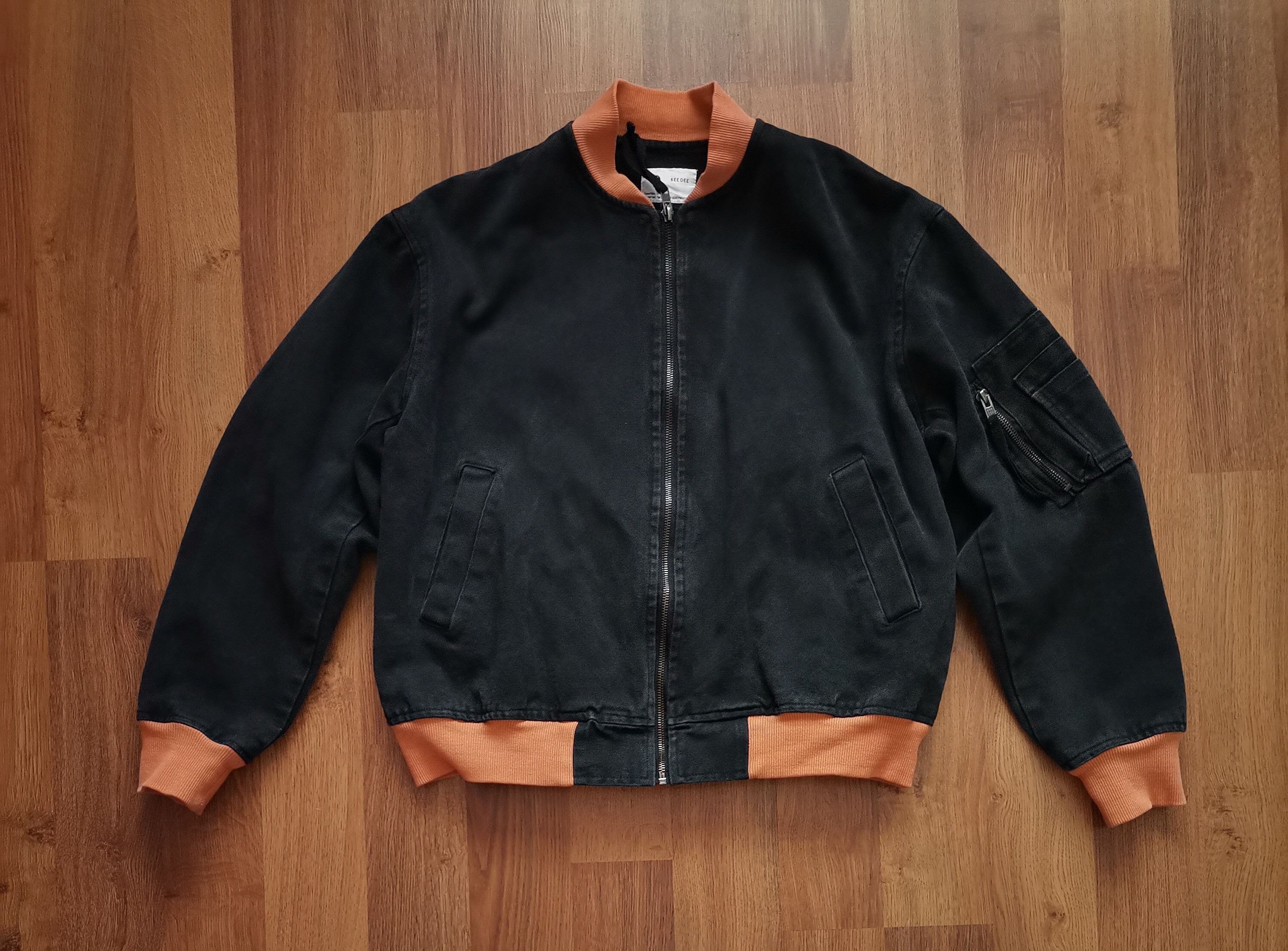 Japanese Brand Bee Dee Oversized Denim Bomber Jacket Size US M / EU 48-50 / 2 - 3 Thumbnail
