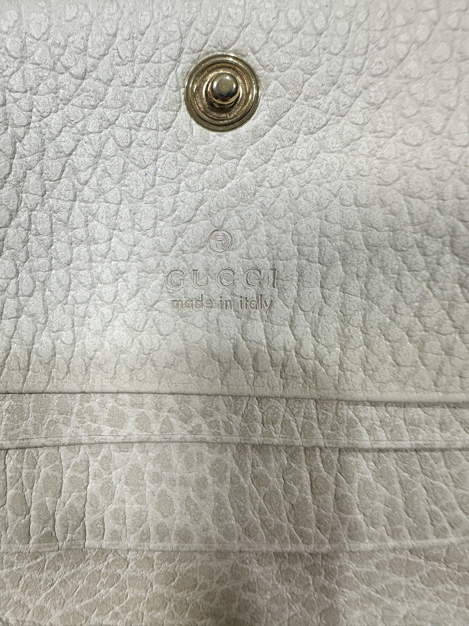 Gucci Gucci Wallet Marmont Supreme GG Monogram Ivory Leather Size ONE SIZE - 19 Thumbnail