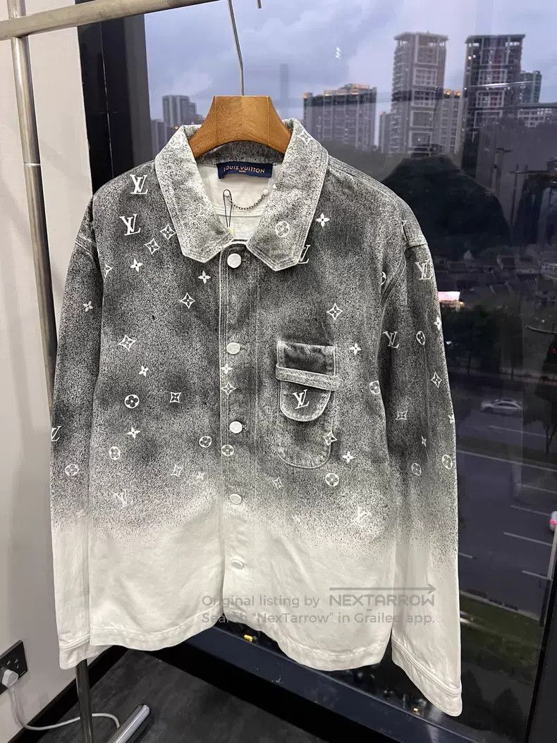 Louis Vuitton Louis Vuitton Grey and White Starry Sky Gradient Old Flowe Size US XL / EU 56 / 4 - 1 Thumbnail