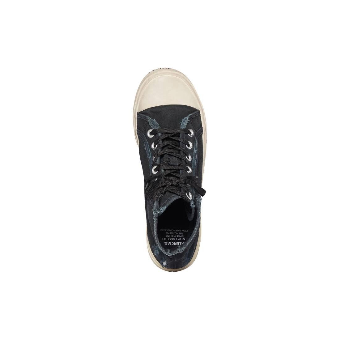 Balenciaga o1tr1nto0625 Paris High Top Sneakers in Black Size US 4 / IT 34 - 6 Thumbnail
