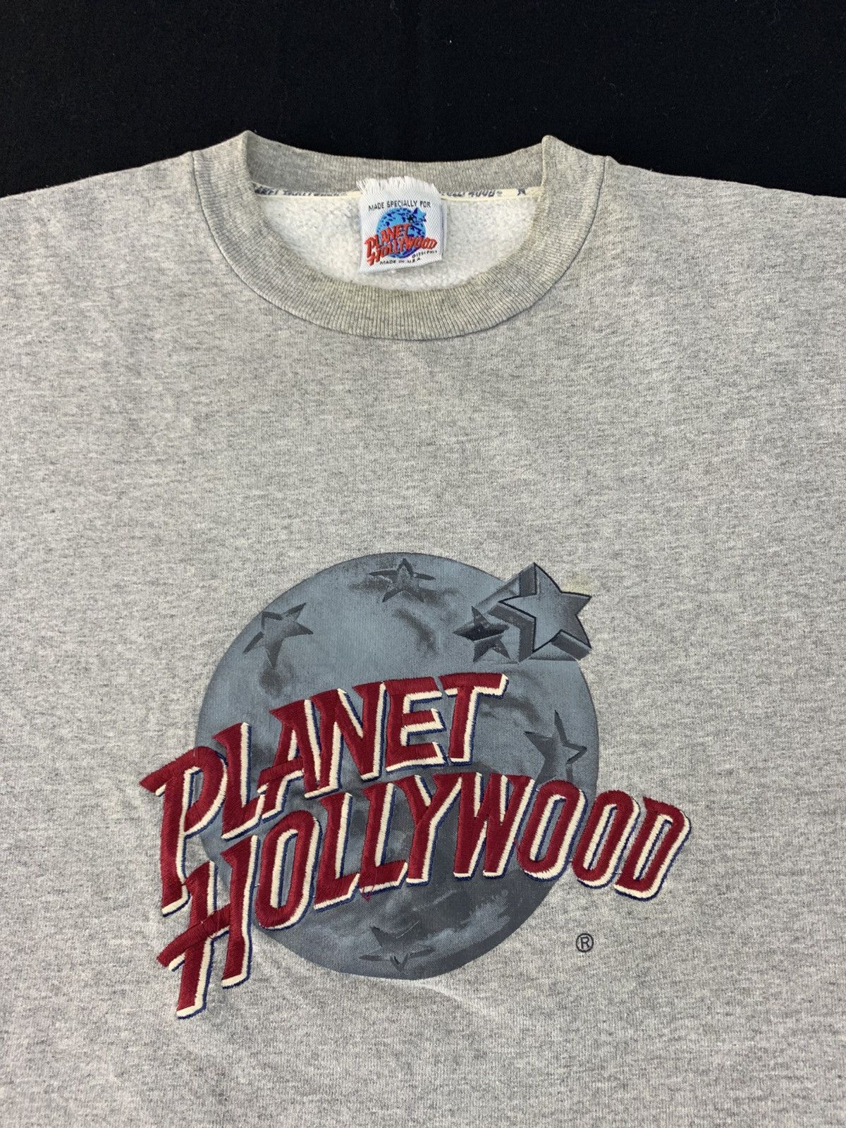 Planet Hollywood Vintage 90s 1991 Planet Hollywood USA Big Logo Embroidery Size L / US 10 / IT 46 - 3 Thumbnail