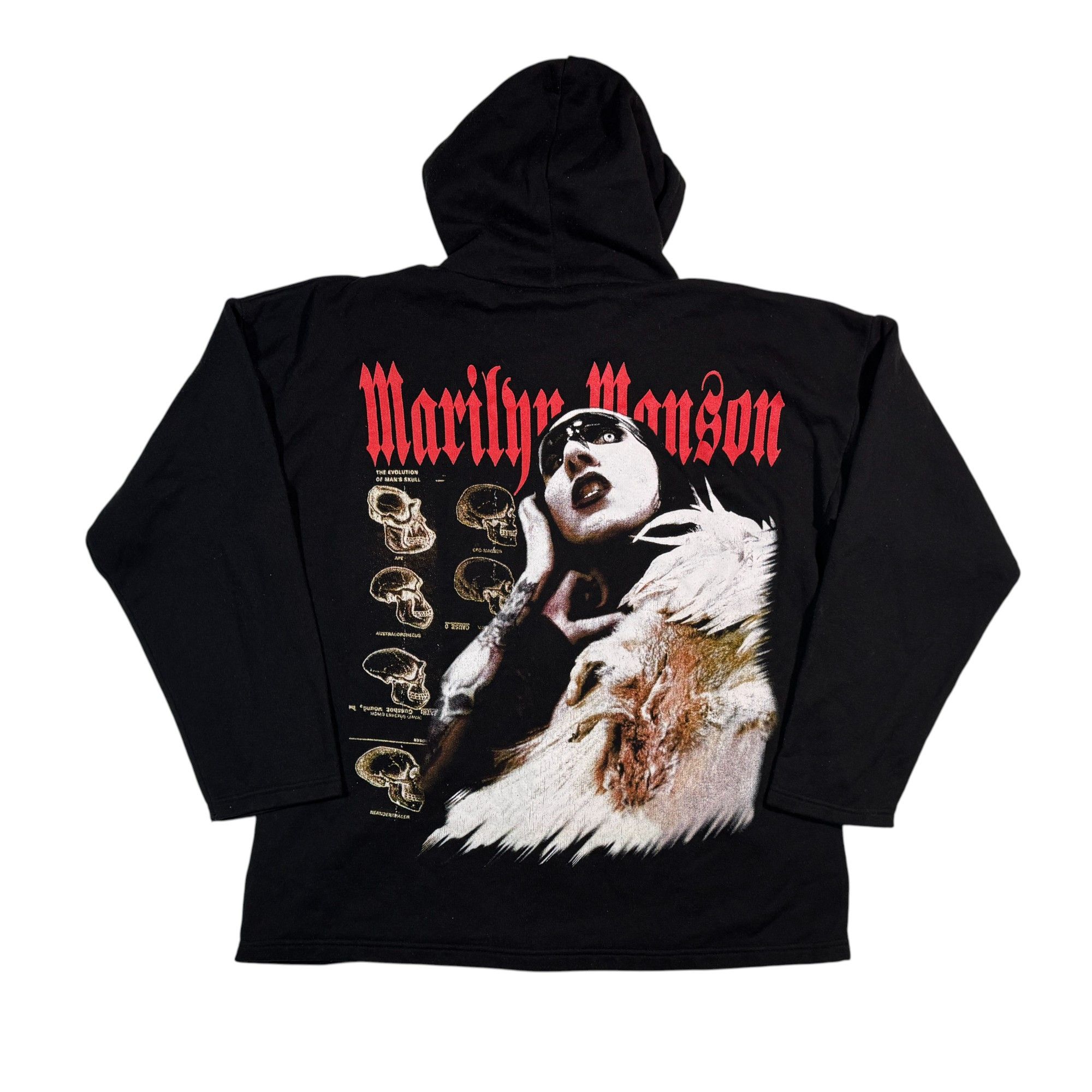 Marilyn Manson Vintage Merilyn Manson Hoodie Gothic Industrial Rock Metal Size US XL / EU 56 / 4 - 1 Thumbnail