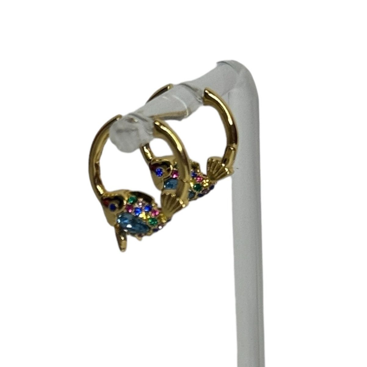 Kate Spade Kate Spade What A Catch Fish Huggies new woman earrings Size ONE SIZE - 7 Thumbnail