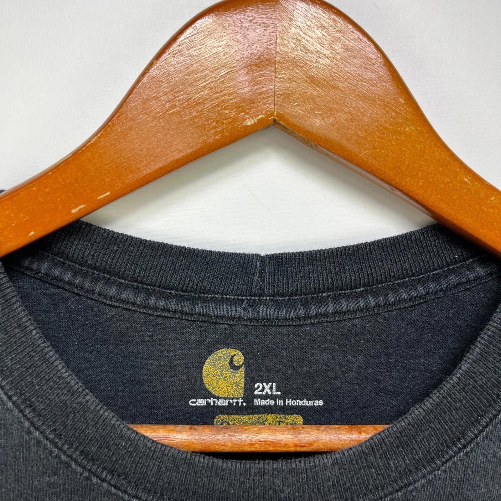 Carhartt Vintage Carhartt Sun faded Black Pocket T Shirt XL Size US XXL / EU 58 / 5 - 4 Thumbnail