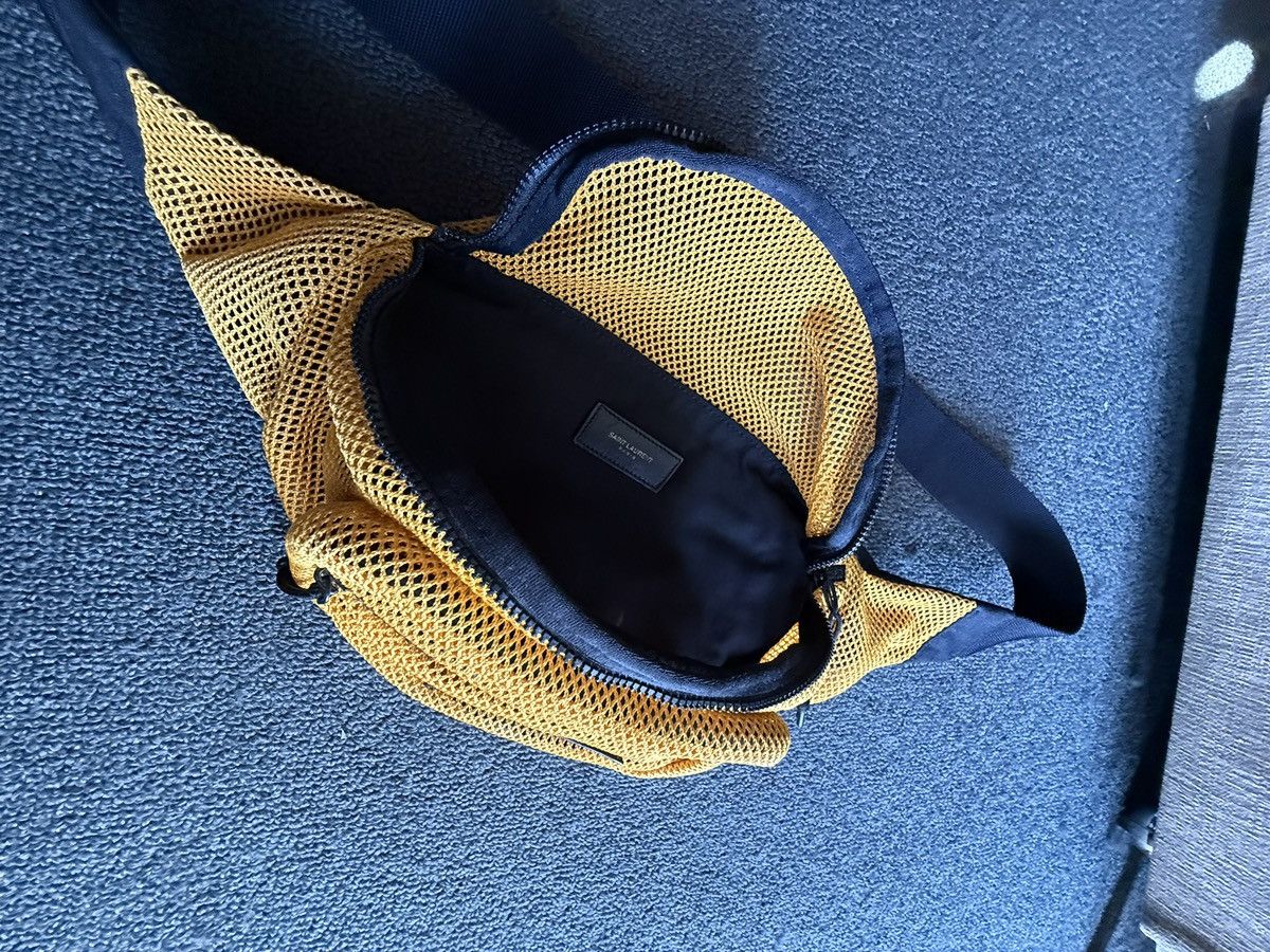 Saint Laurent Paris SS22 Saint Laurent mesh panel belt logo bag fanny pack new Size ONE SIZE - 7 Thumbnail