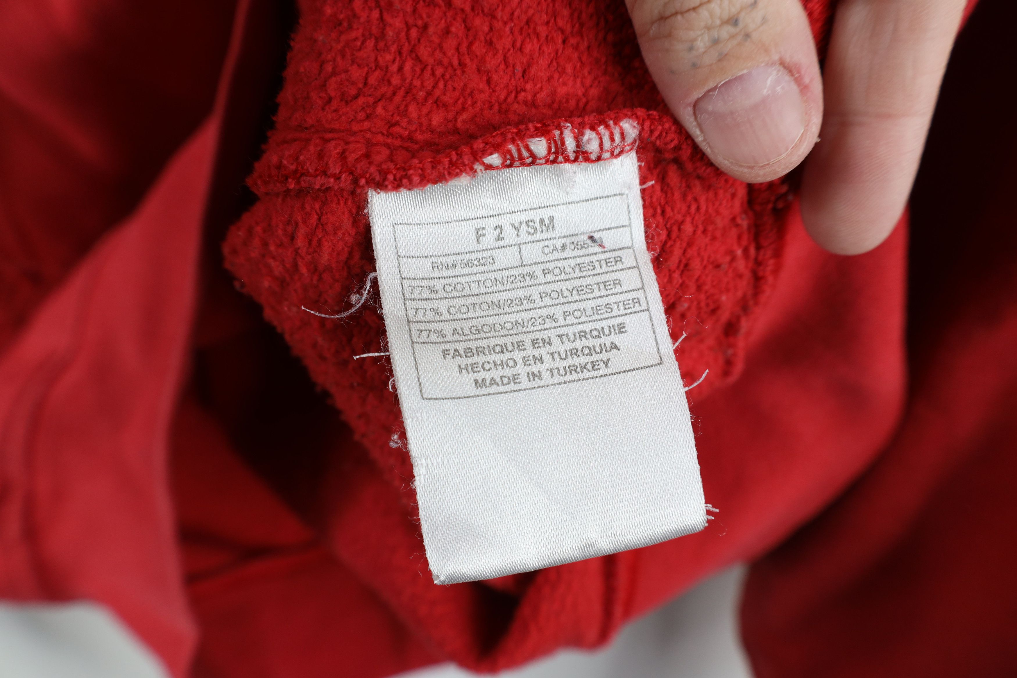 Nike Vintage Y2K Nike Scott Mini Swoosh Hoodie Sweatshirt Red Size US M / EU 48-50 / 2 - 10 Thumbnail