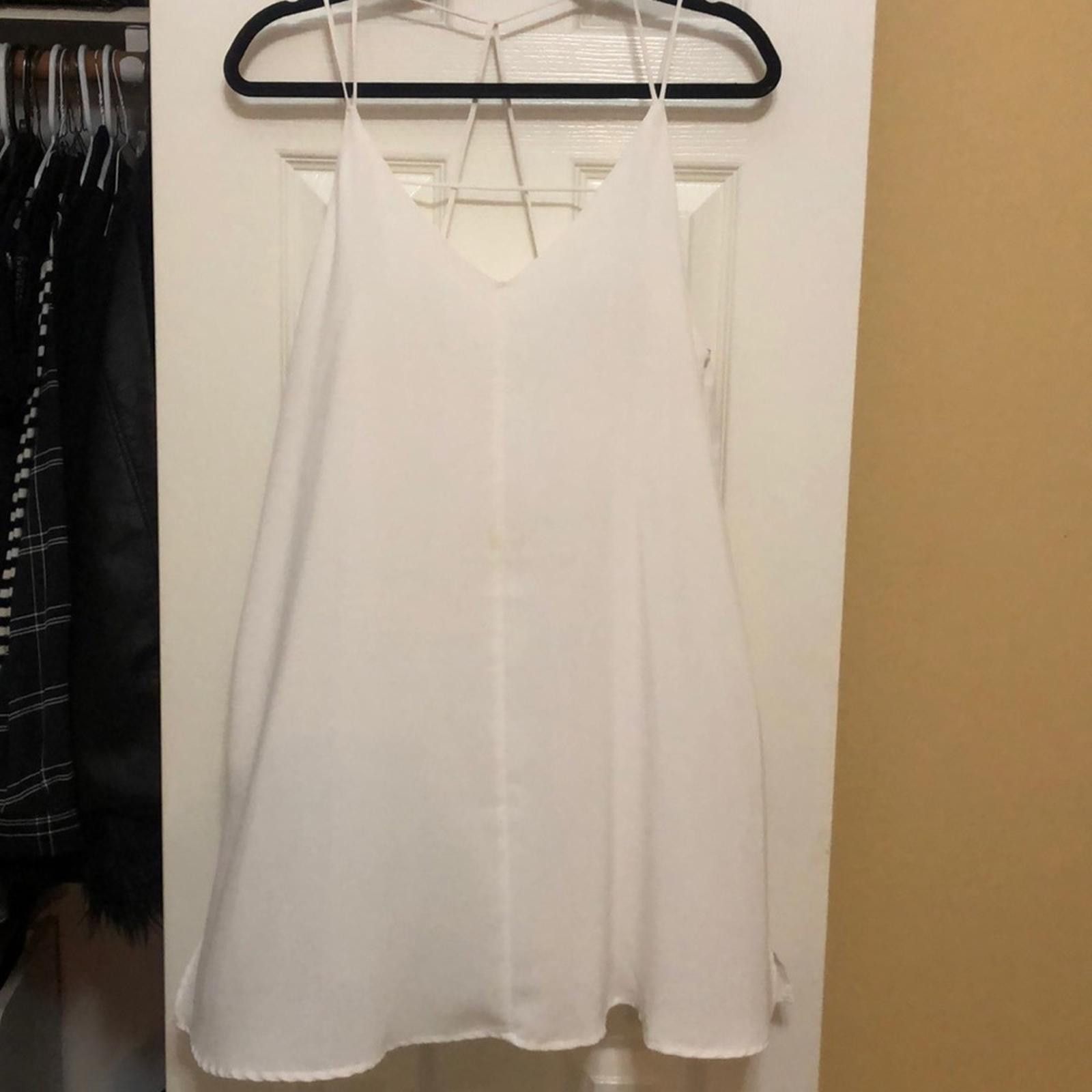 Forever 21 F21 White dress Size L / US 10 / IT 46 - 1 Thumbnail