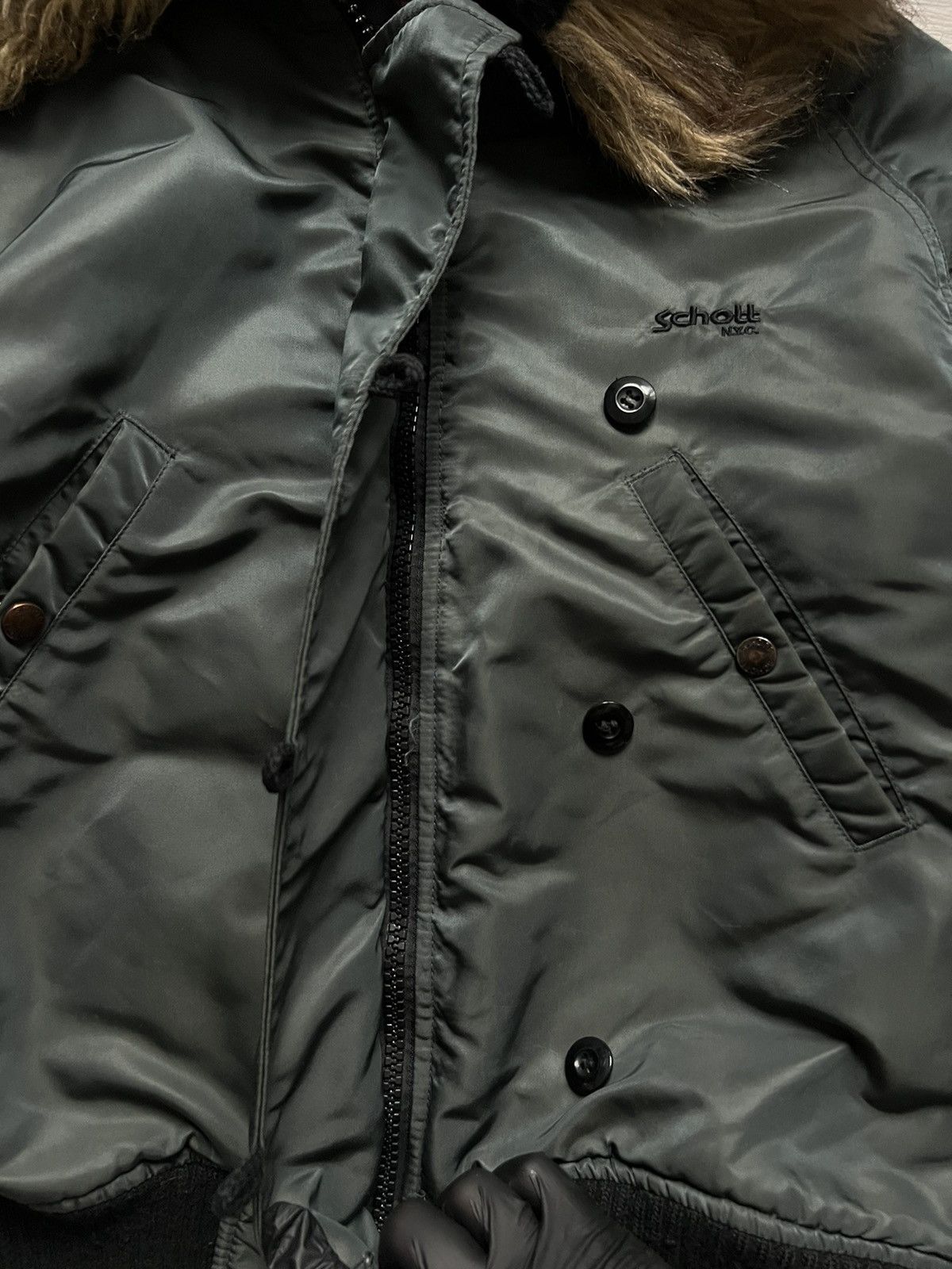 If Six Was Nine Vintage Japanese Scott Cropped Fur LGB Style Bomber Jacket Size US L / EU 52-54 / 3 - 8 Thumbnail
