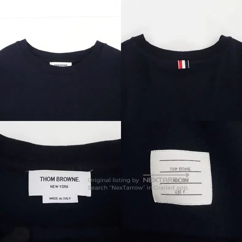Thom Browne Thom Browne Navy Cashmere Turtleneck Sweater Size US XL / EU 56 / 4 - 5 Thumbnail