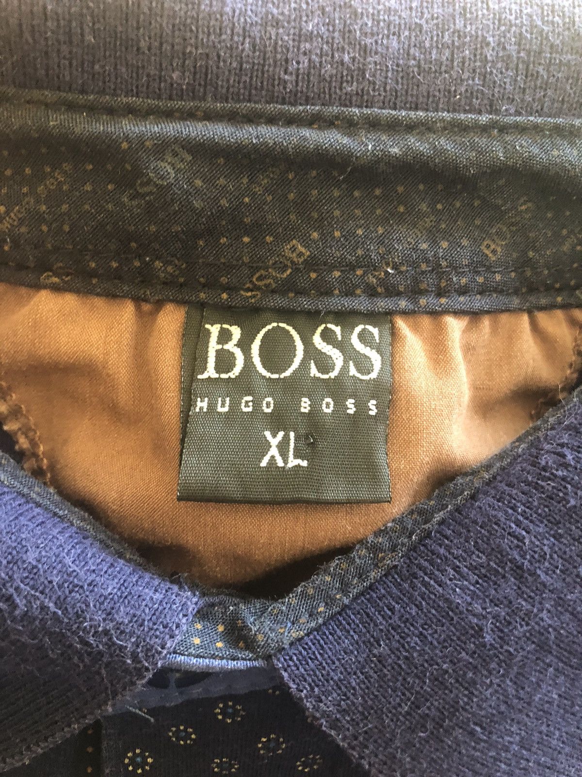 Hugo Boss × Vintage VINTAGE HUGO BOSS LOGO POLO SHIRT Size US L / EU 52-54 / 3 - 4 Thumbnail