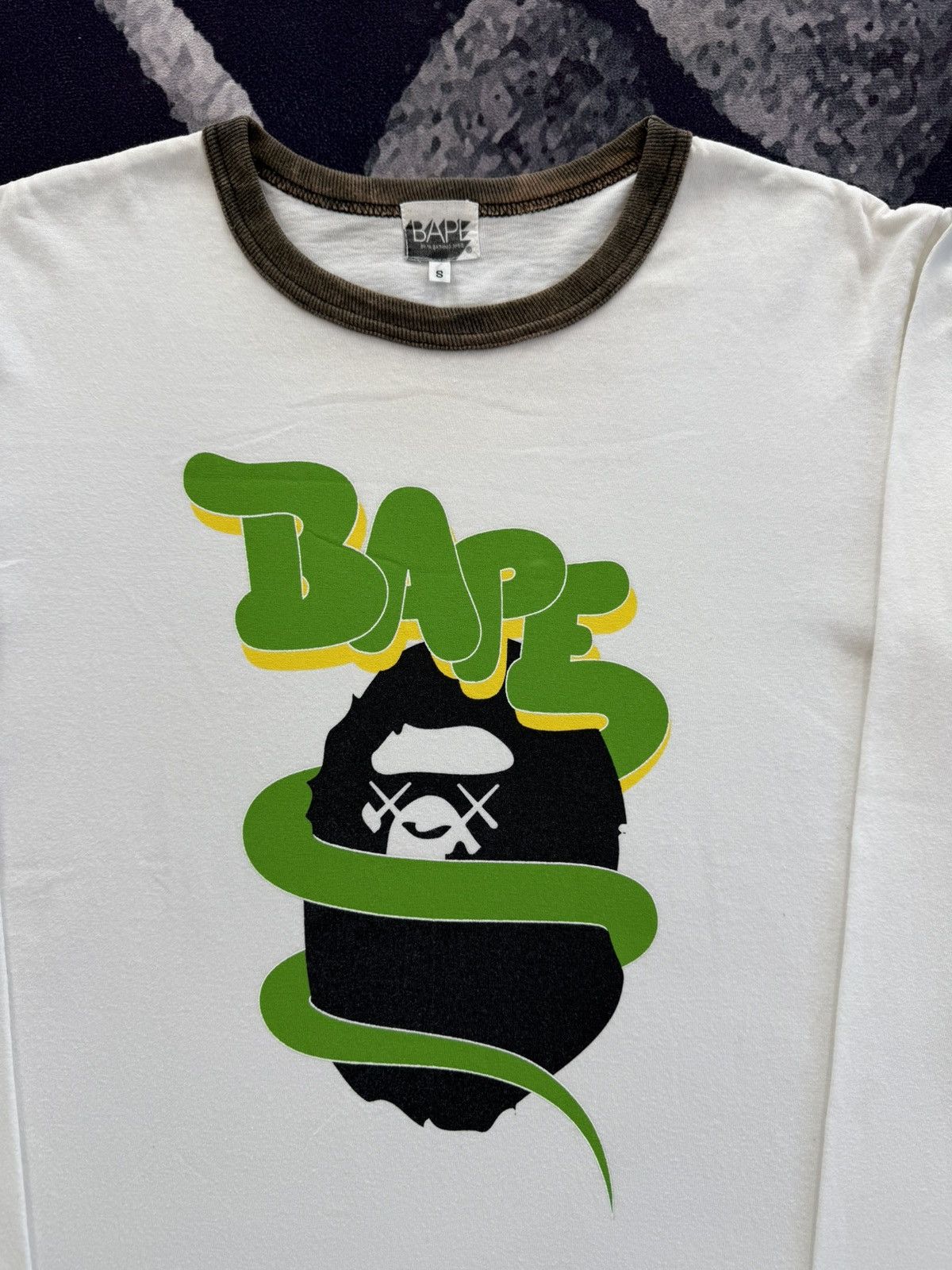 Bape × Kaws Vintage OG 2006 BAPE x KAWS Bendy L/S Shirt Size US S / EU 44-46 / 1 - 3 Thumbnail