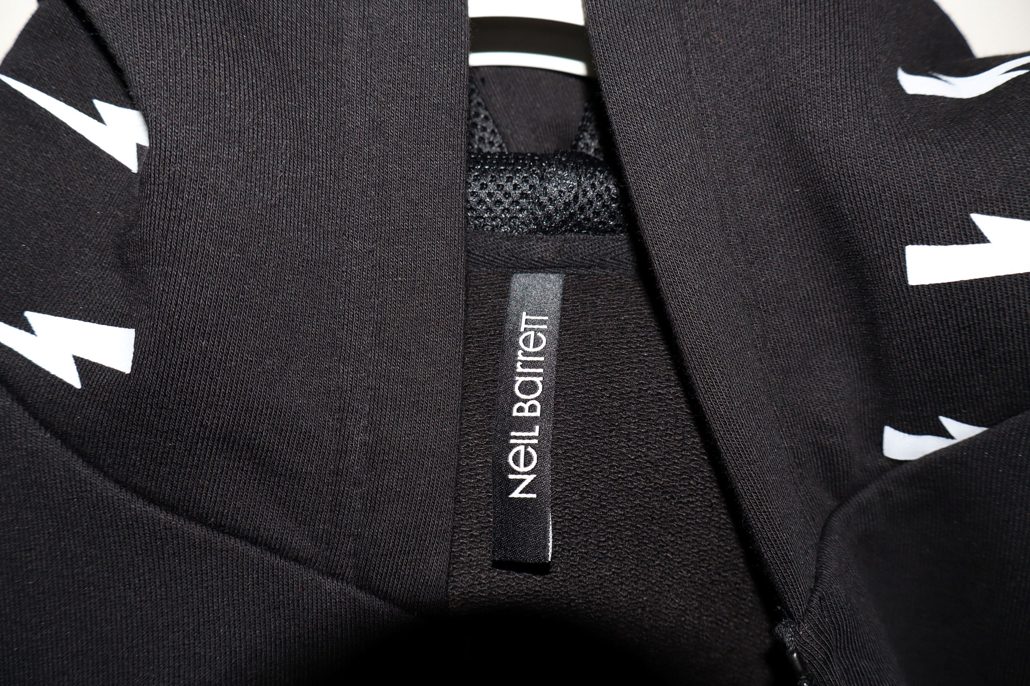 Neil Barrett Thunderbolt zip hoodie Size US XL / EU 56 / 4 - 12 Thumbnail