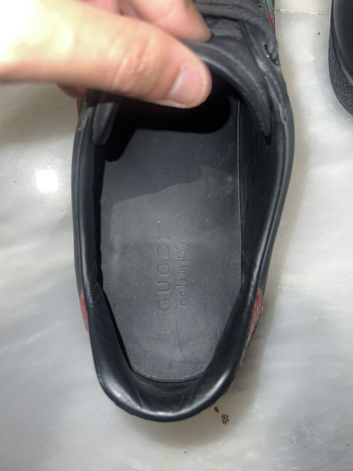 Gucci GUCCI BLACK ACE SNEAKERS Size US 10 / EU 43 - 3 Thumbnail