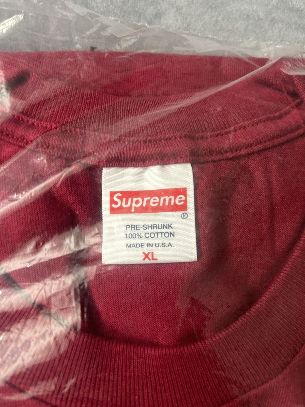 Supreme Supreme Tradition Tee Cardinal XL FW22 Size US XL / EU 56 / 4 - 6 Thumbnail