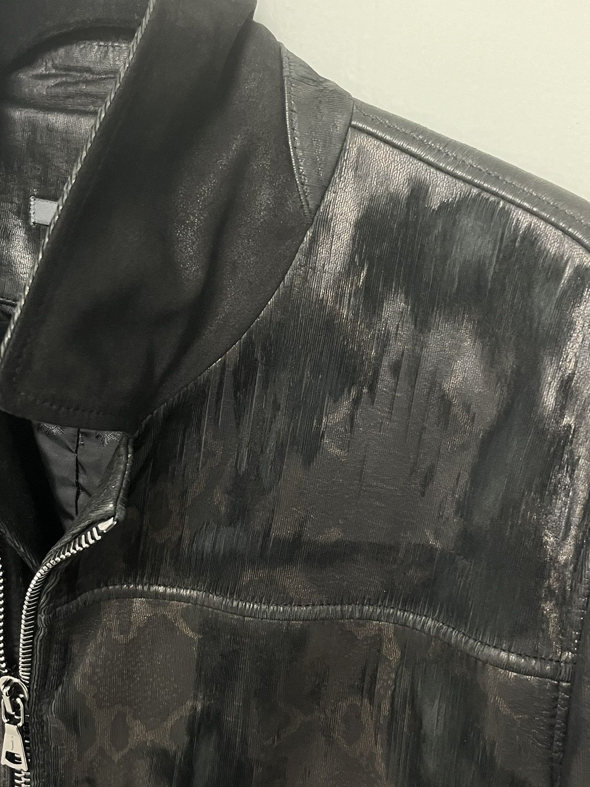 John Varvatos Sheep skin slim fit Moto jacket. 52 Size US L / EU 52-54 / 3 - 14 Thumbnail