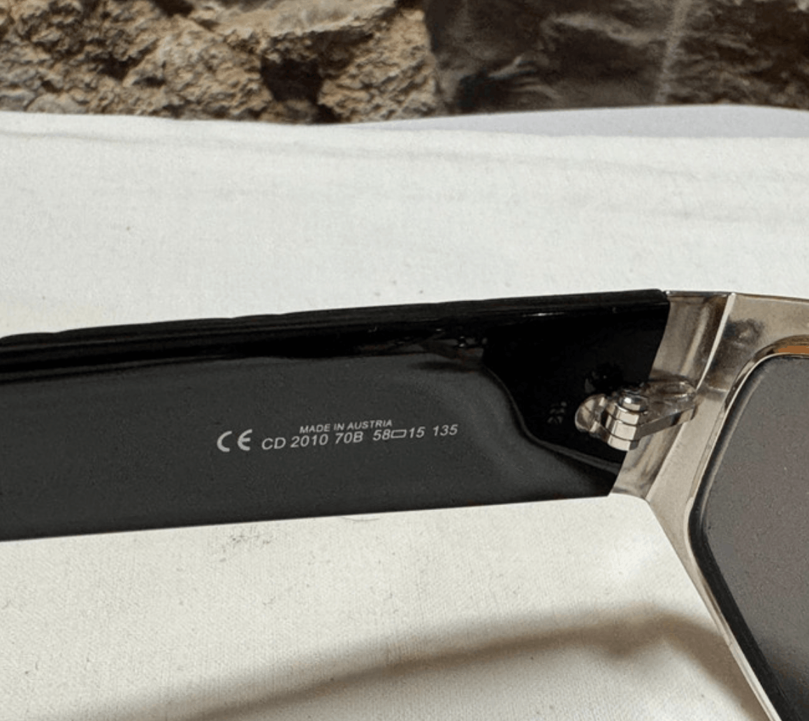 Christian Dior Monsieur × Dior × Vintage Dior Sunglasses Wrap Shield Ski Mask Pop CD RI859 Size ONE SIZE - 7 Thumbnail