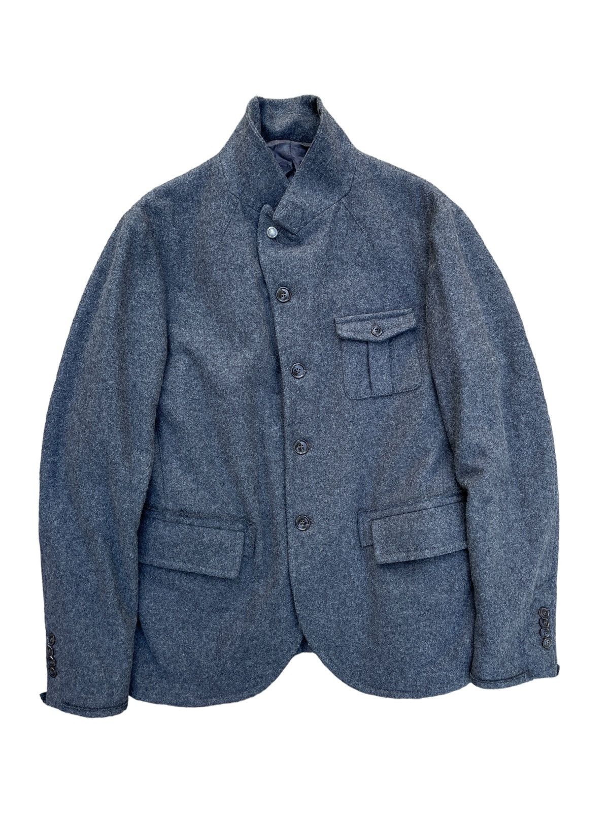 Roberto Cavalli Vintage Just Cavalli Button Wool Coat Jacket Size US M / EU 48-50 / 2 - 1 Thumbnail
