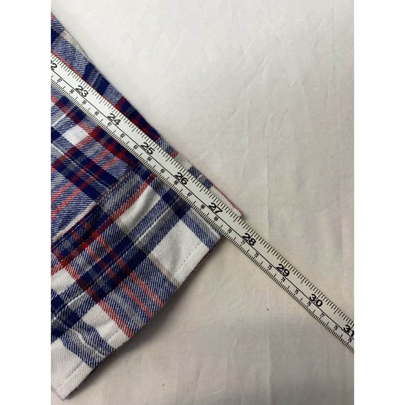 Vintage Eq Equilibrio Shirt Button Front Plaid Red Blue Long Sleeve 3XL Mens Size US XXL / EU 58 / 5 - 4 Thumbnail