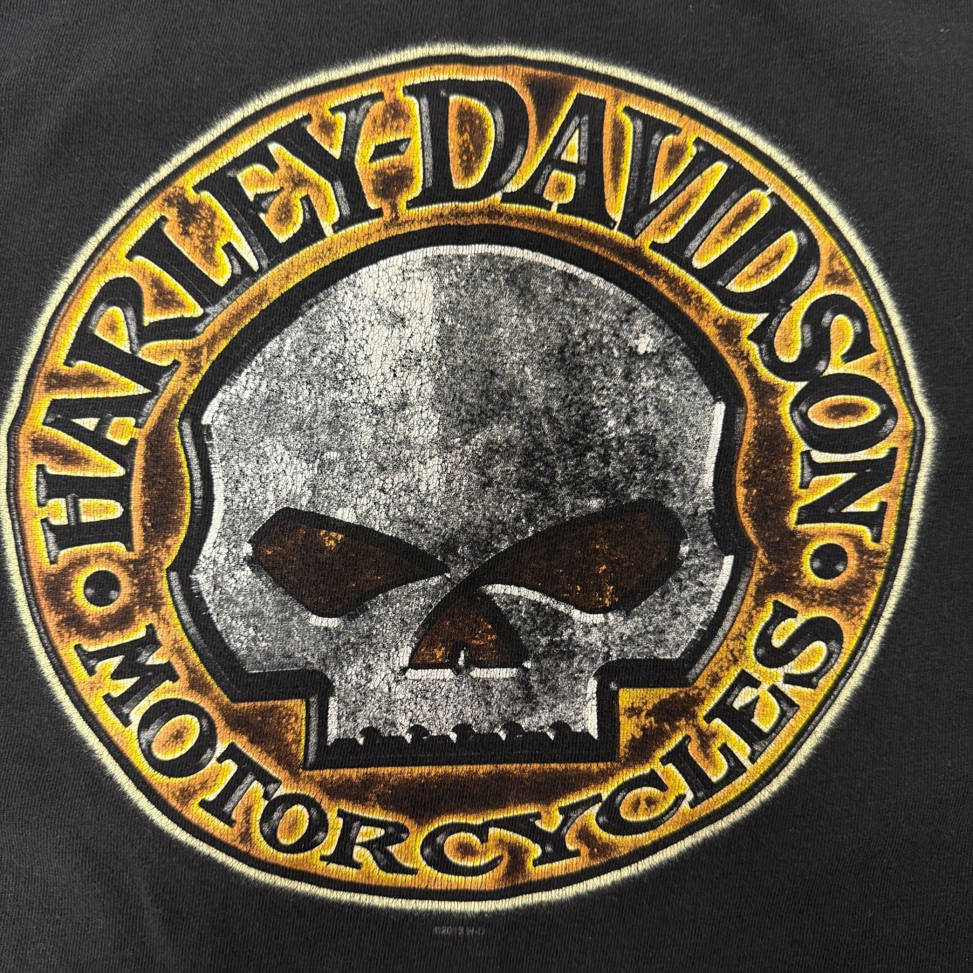 Harley Davidson BRUCE ROSSMEYER'S Motorcycle SKULL Tank Top DAYTONA BEACH Size US XL / EU 56 / 4 - 3 Thumbnail