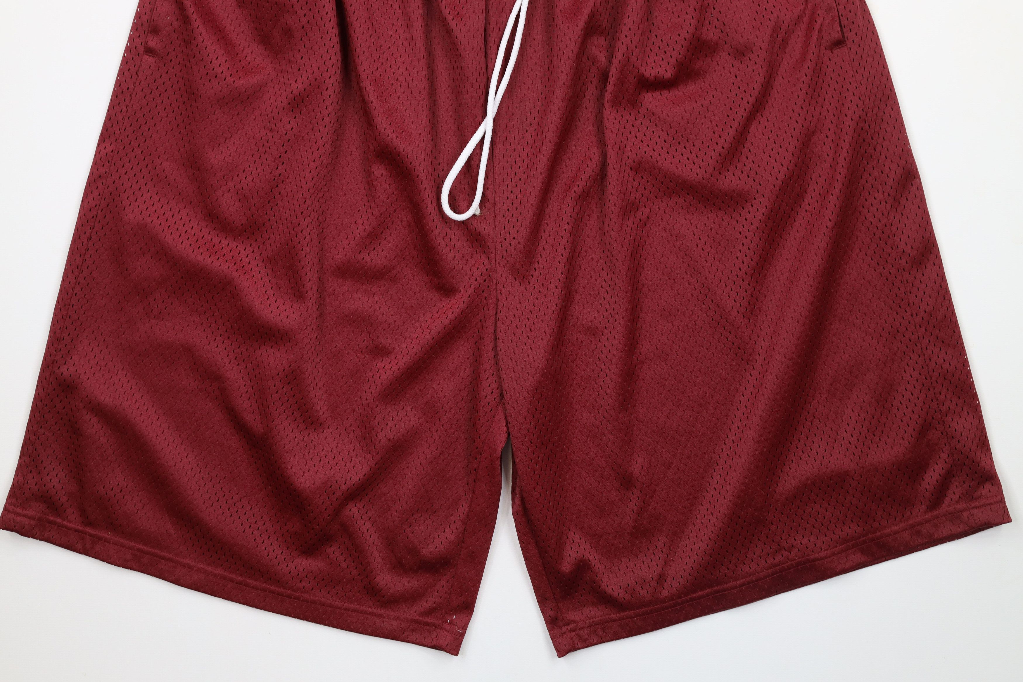 Champion Vintage Champion Logo Mesh Gym Basketball Shorts Red Size US 40 / EU 56 - 4 Thumbnail