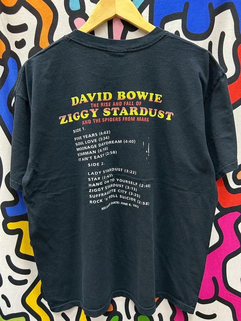 Vintage Vintage 1998 David Bowie tshirt size L Size US L / EU 52-54 / 3 - 3 Thumbnail
