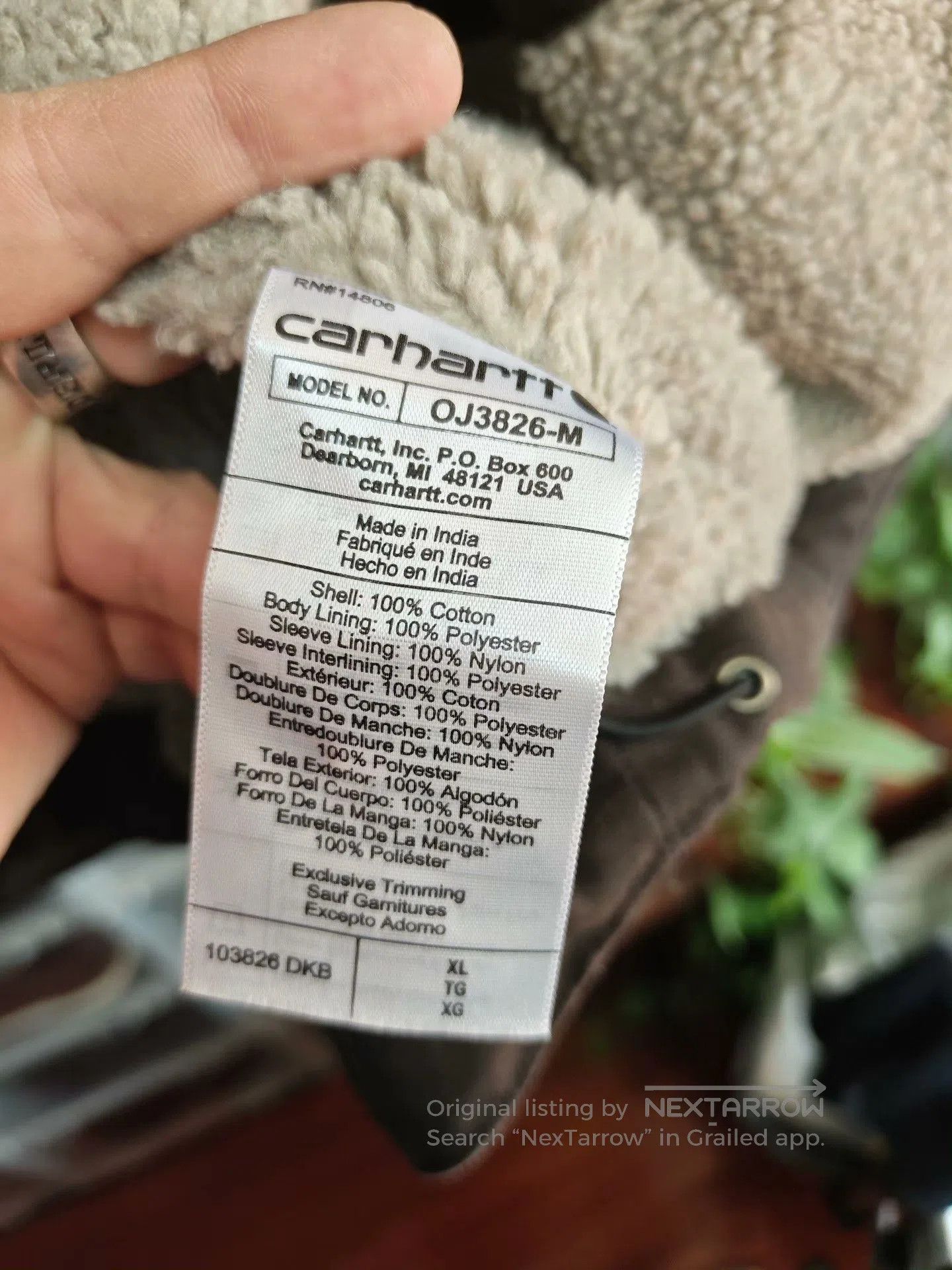 Carhartt Carhartt 103826 XL Jacket. Size US XL / EU 56 / 4 - 5 Thumbnail