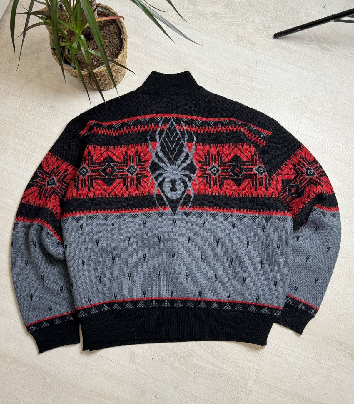 Spyder × Vintage Spyder Vintage Fleece Zip Sweater Big Logo Oversized Y2K Size US XL / EU 56 / 4 - 2 Thumbnail