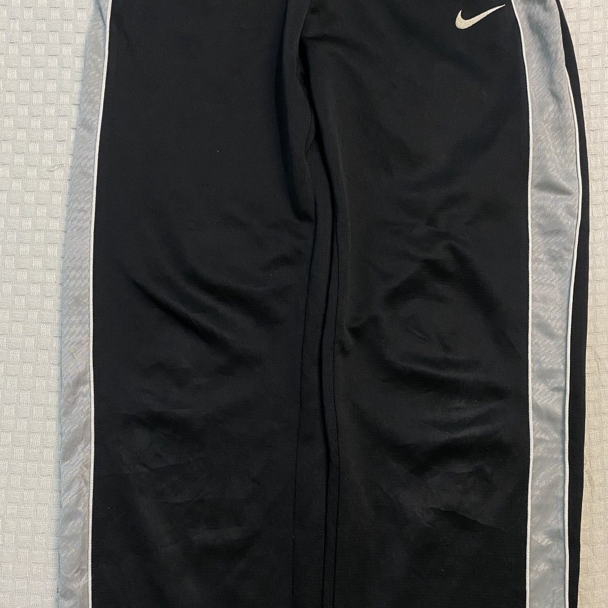Carhartt Wip × Nike 💥 VINTAGE NIKE 90S BAGGY WIDE LEG SWOOSH TRACK PANTS Y2K Size US 28 / EU 44 - 7 Thumbnail
