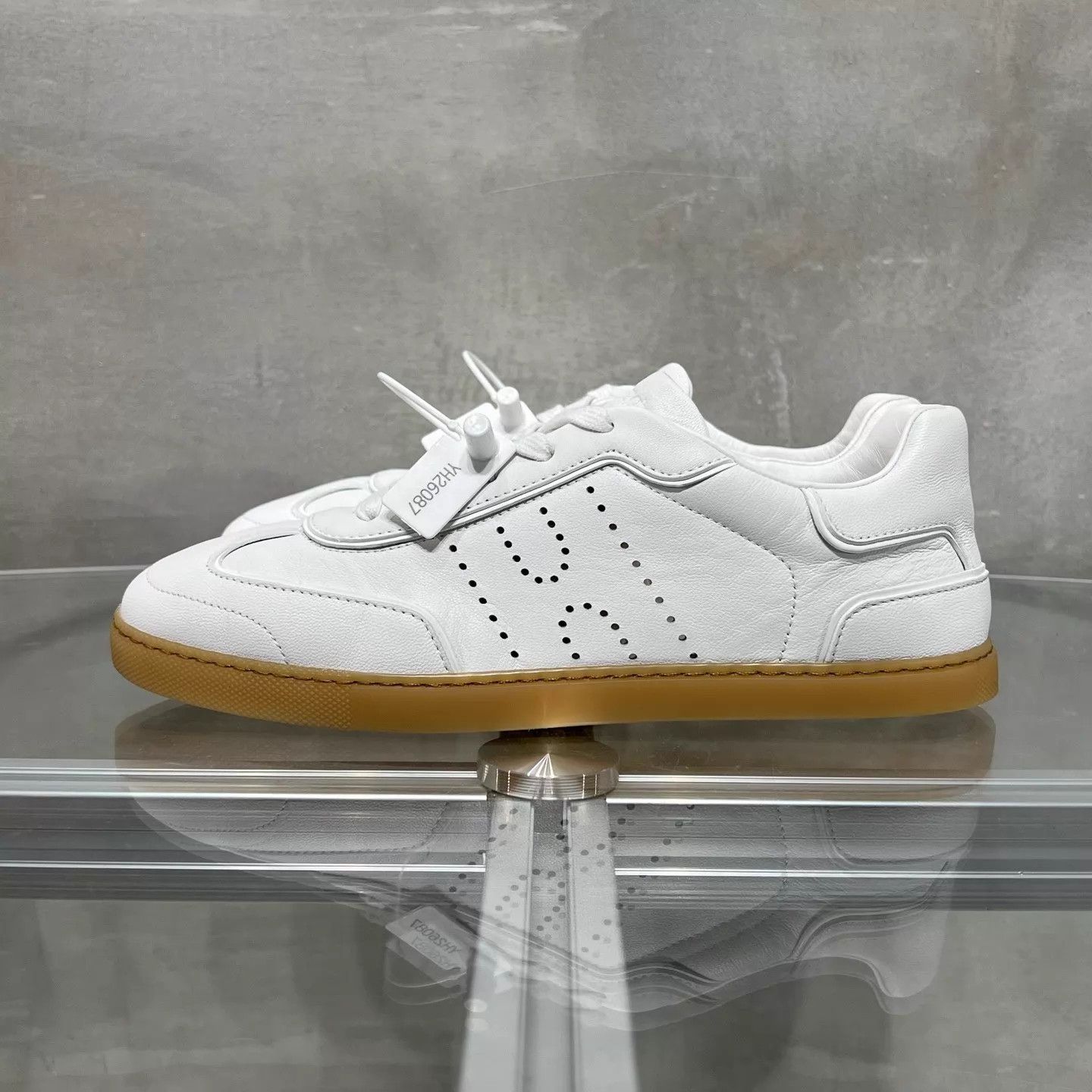 Hermes Hermes Match Casual White Sneakers Size 38 Size US 7.5 / IT 37.5 - 3 Thumbnail