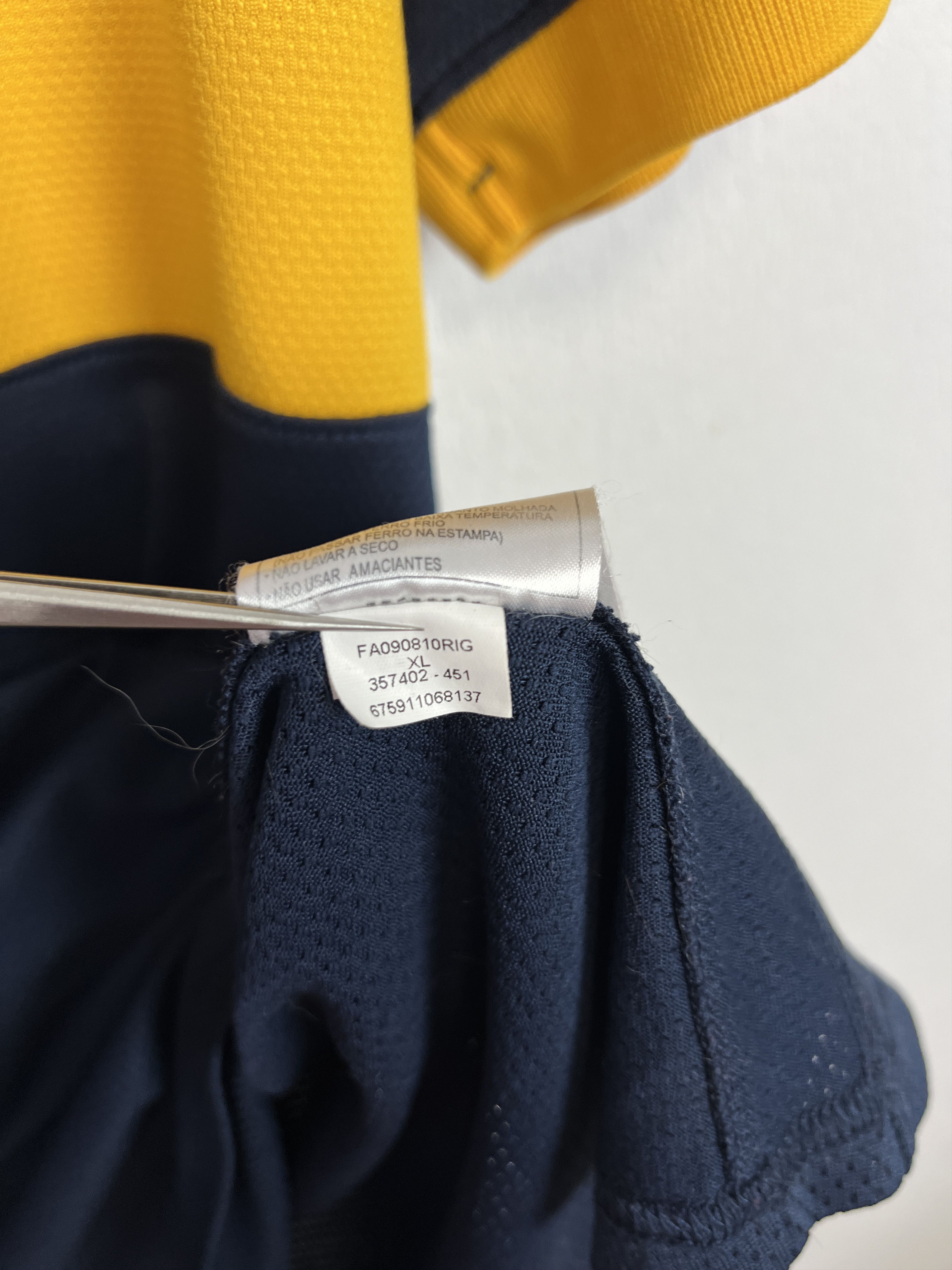 Nike Boca Juniors football shirt 2009 Soccer Nike Jersey Tee Hype Size US XL / EU 56 / 4 - 12 Thumbnail