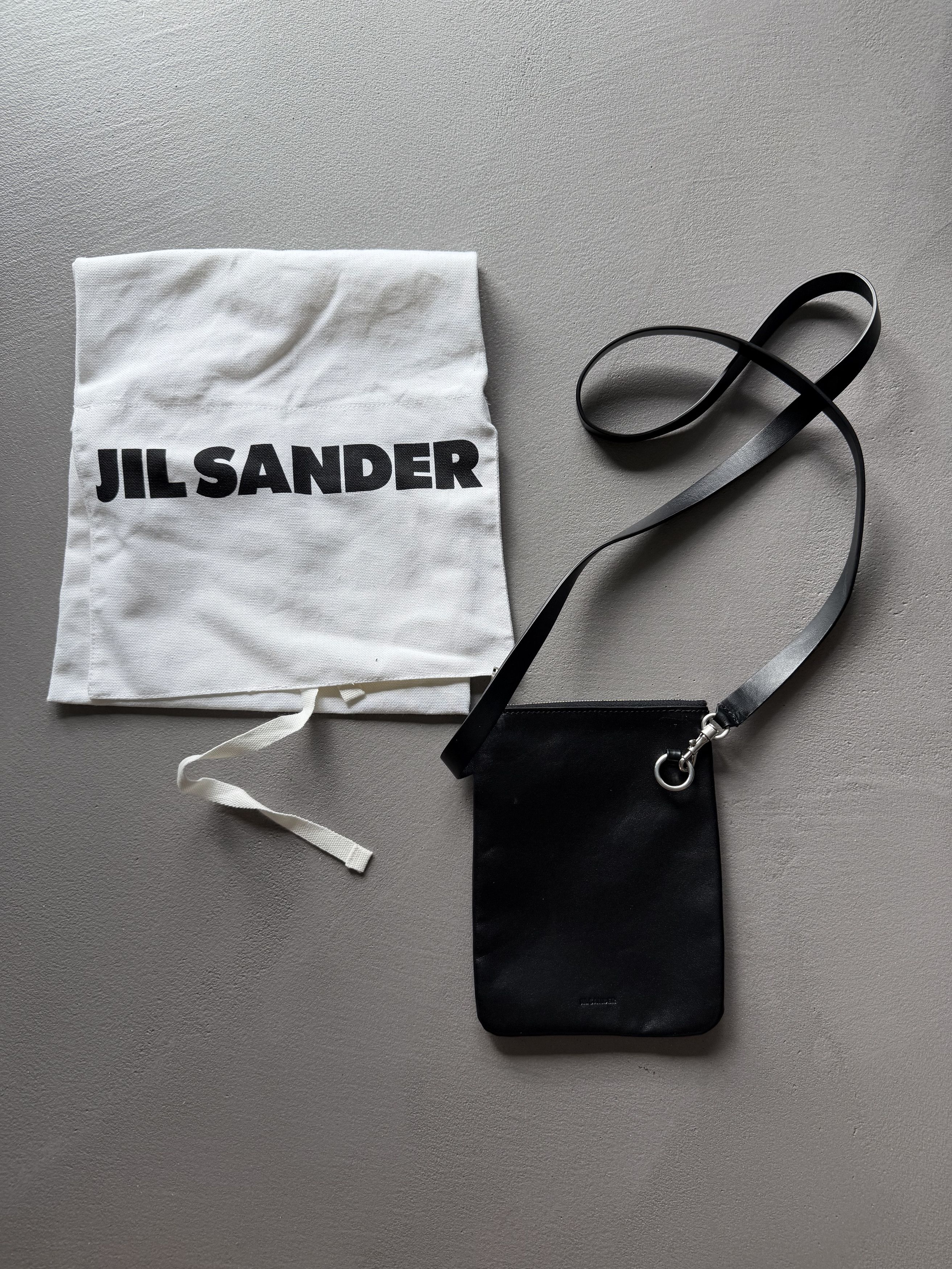 Jil Sander × Raf Simons Iconic Jil Sander leather lunch bag | Grailed