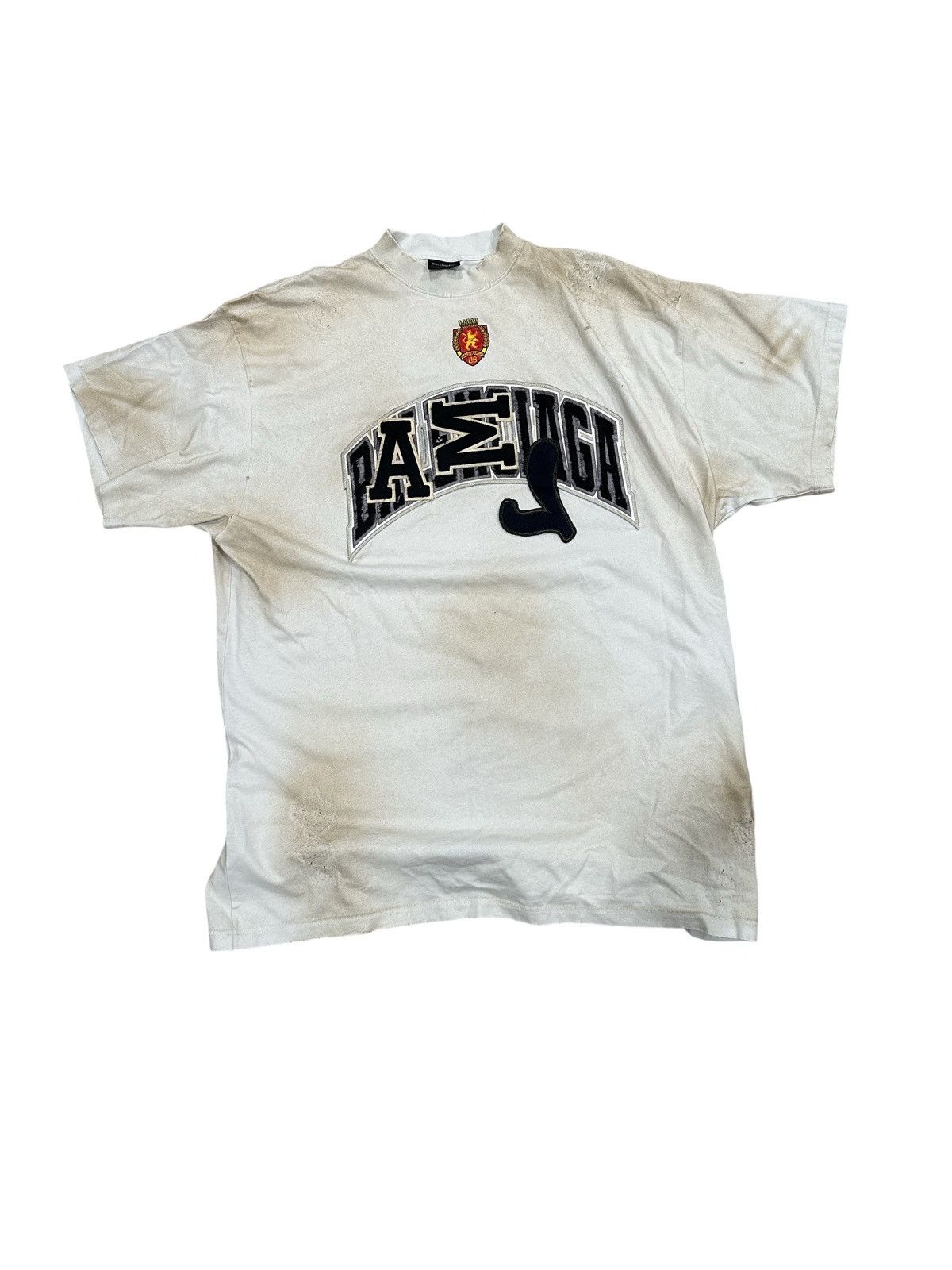 BALENCIAGA skater グラフィティTシャツ ユニセックス グレー BALENCIAGA skater グラフィティTシャツ ユニセックス グレー