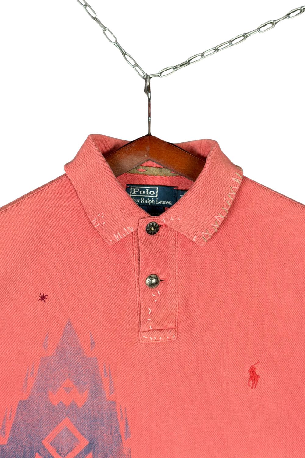 ss10 Polo Ralph Lauren Southwestern Distressed Polo Shirt image 3