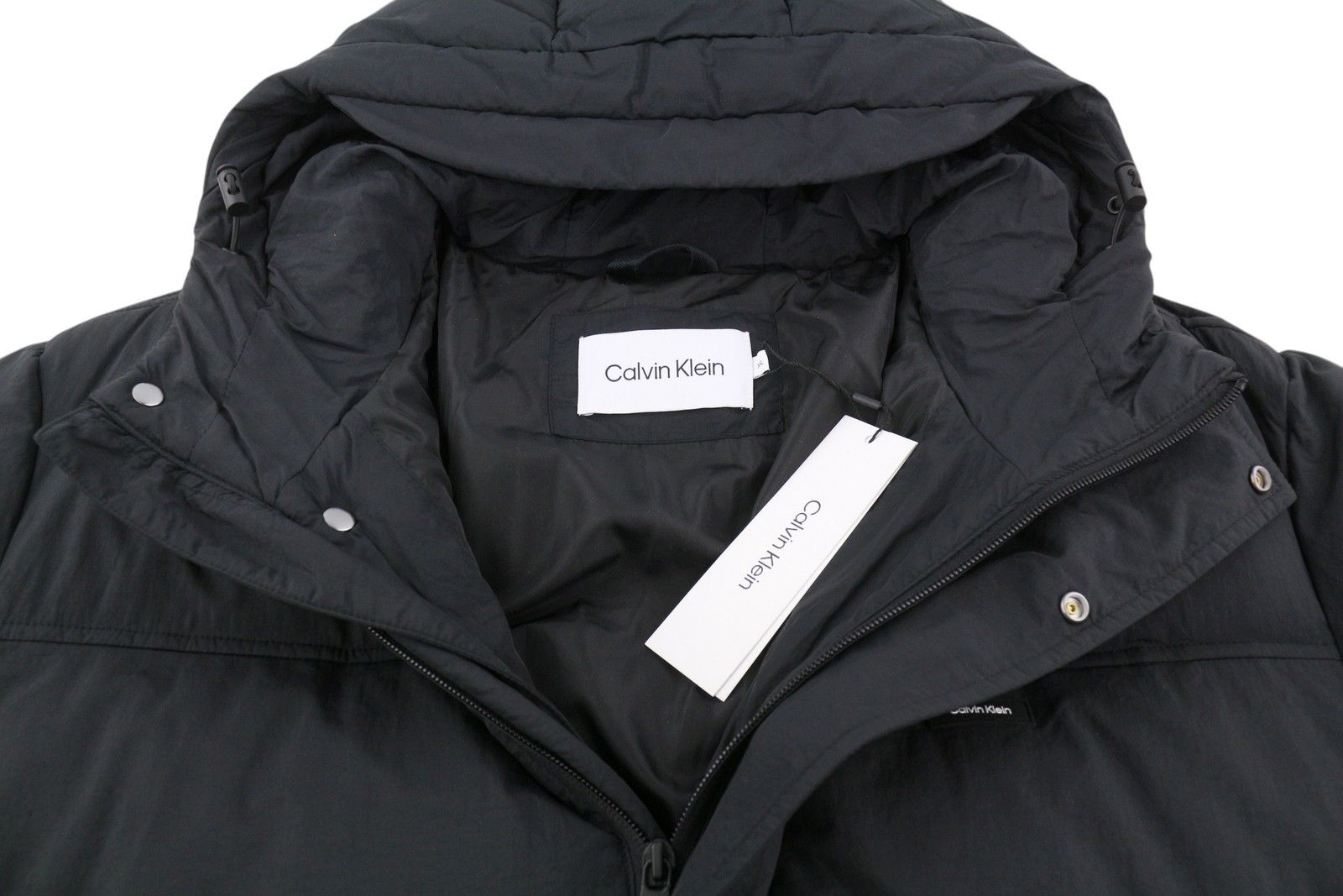 Calvin Klein CRINKLE NYLON LONG LENGTH QUILT 2XL Black Jacket 86399 Size US XXL / EU 58 / 5 - 5 Thumbnail