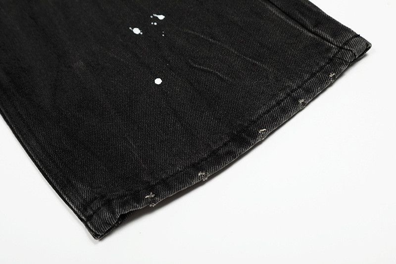 Vintage Men's splatter-paint loose straight washed distressed jeans Size US 32 / EU 48 - 5 Thumbnail