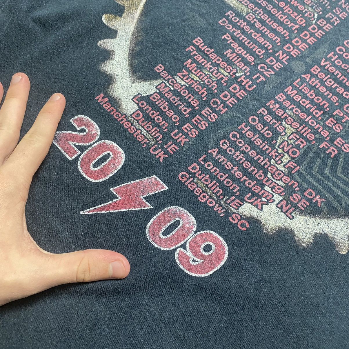 Band Tees Vintage AC/DC 2009 Black Ice Starworld rock band tee Size US XXL / EU 58 / 5 - 9 Thumbnail