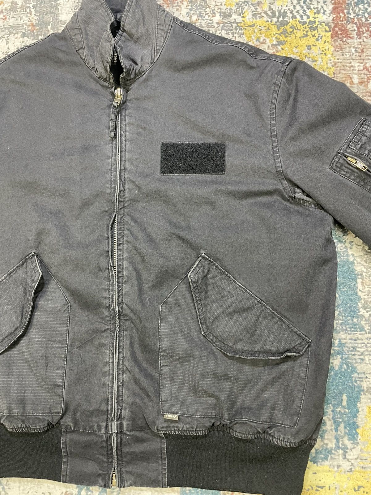 Stussy Vtg 90s Stussy Military Type CWU-45P Flight Bombers Size US M / EU 48-50 / 2 - 2 Thumbnail