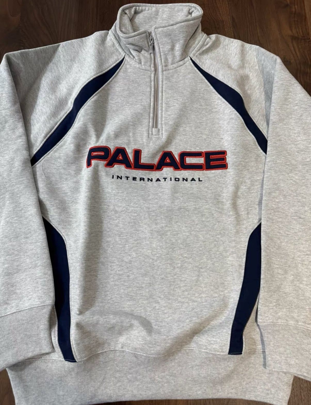 Palace PALACE FW24 Holiday International 1/4 Zip Sweatshirt J34 Size US M / EU 48-50 / 2 - 1 Thumbnail