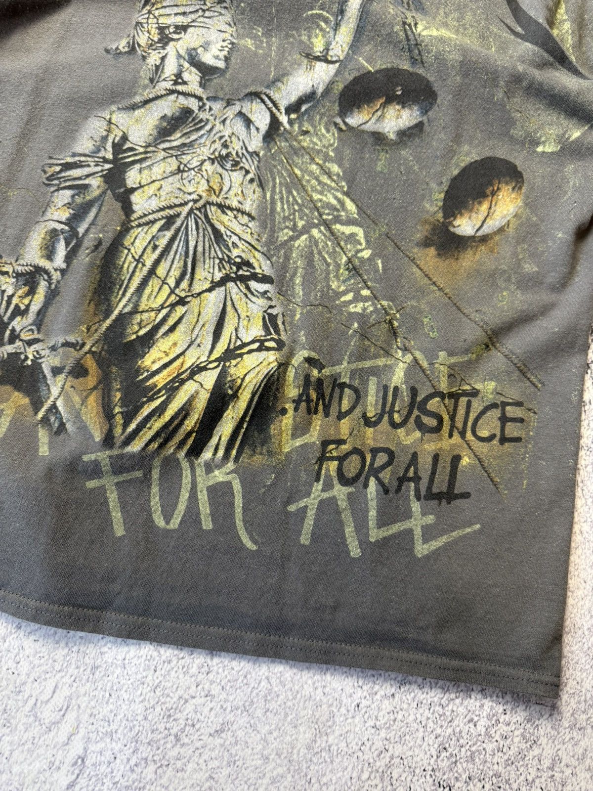 Metallica Metallica And Justice For All Vintage Rock Band Overprinted Size US S / EU 44-46 / 1 - 13 Thumbnail
