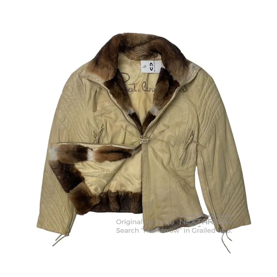 Roberto Cavalli Roberto Cavalli Vintage Leather Jacket. Size US M / EU 48-50 / 2 - 1 Thumbnail