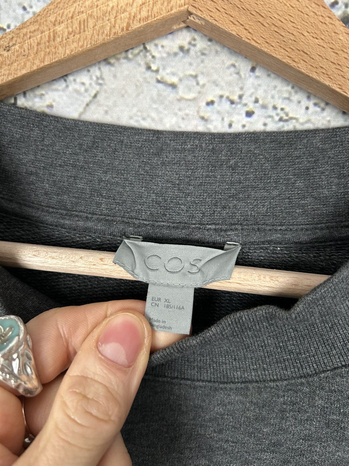 Cos COS Pocket Crewneck Streetwear Hype Vintage Designer Size US XL / EU 56 / 4 - 4 Thumbnail