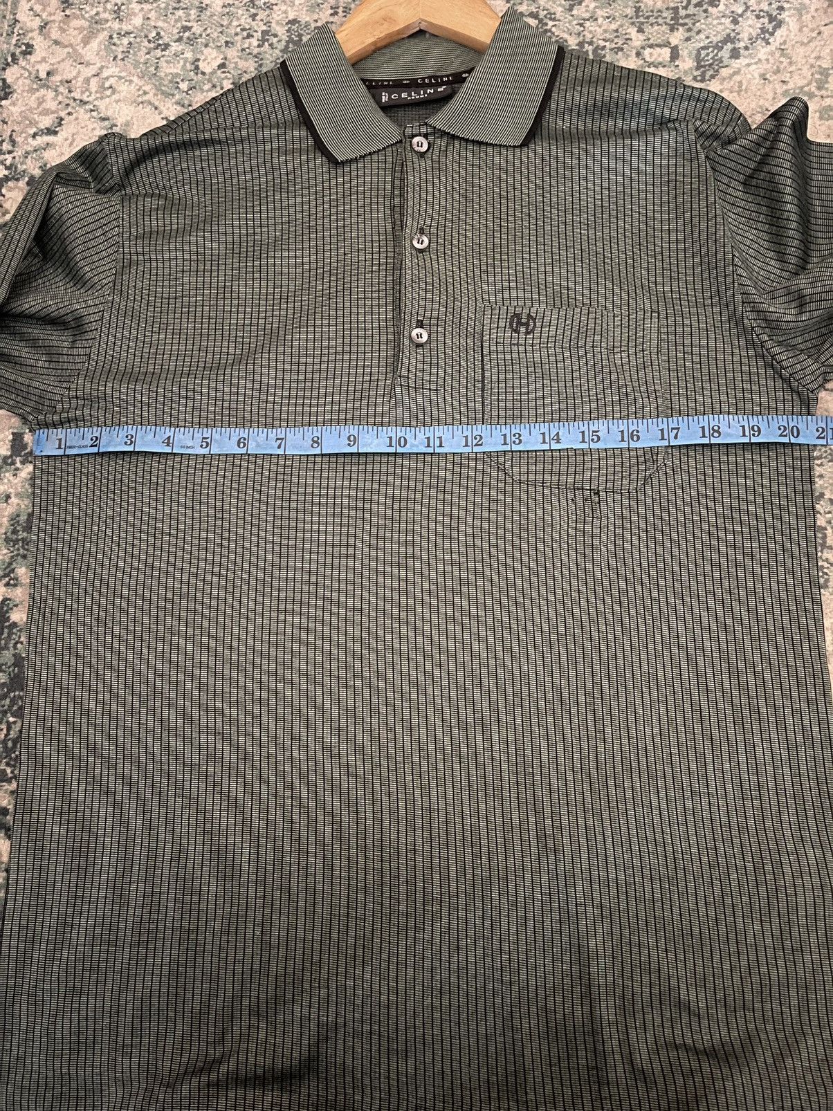 Celine Celine Paris Long Sleeve Polo Size US M / EU 48-50 / 2 - 10 Thumbnail