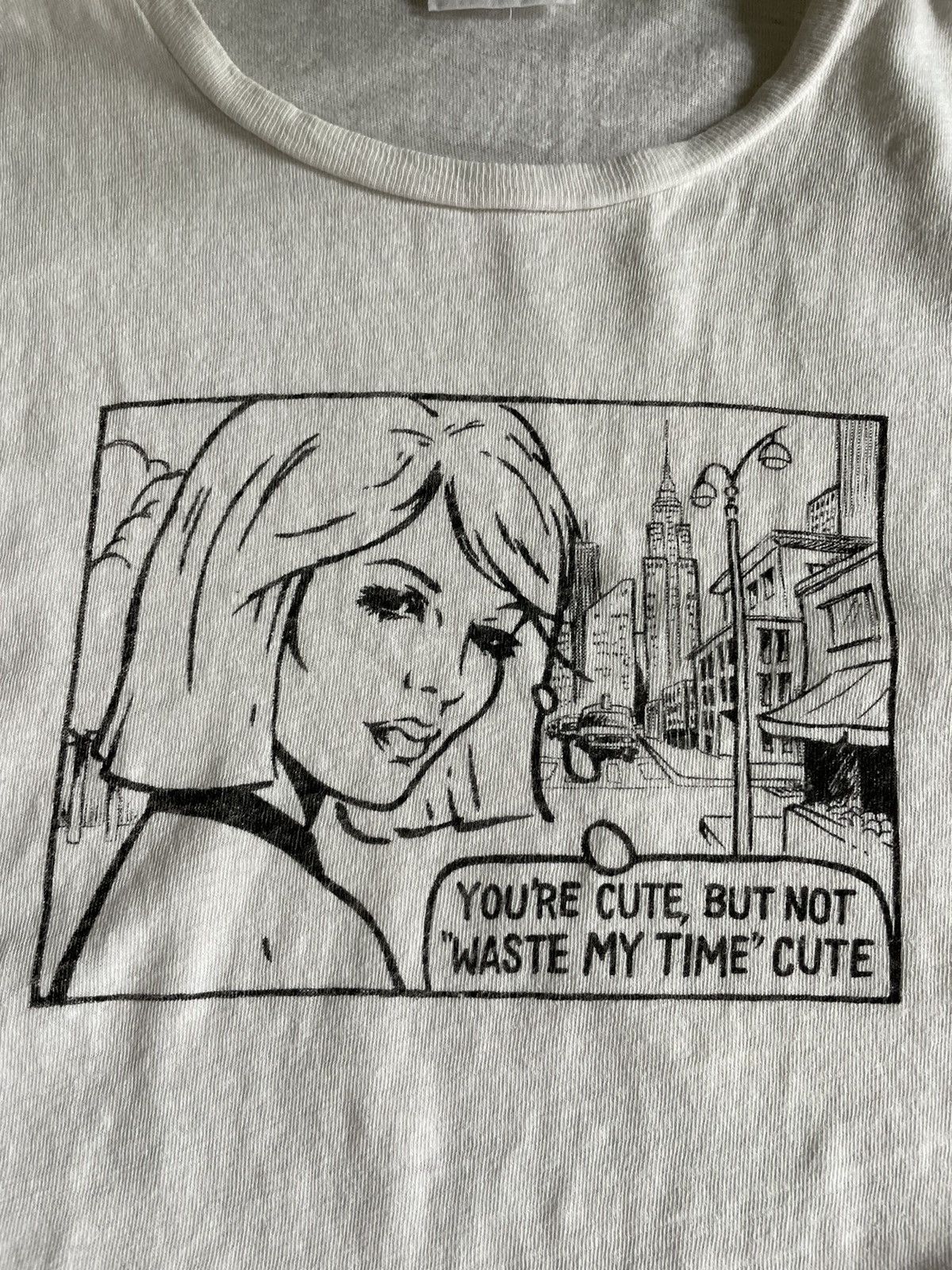 RE/DONE RE/DONE Classic You’re Cute Tee White Size XS / US 0-2 / IT 36-38 - 4 Thumbnail