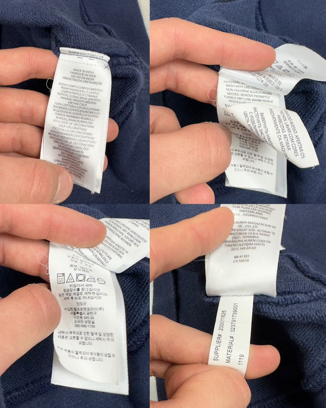 Polo Ralph Lauren Polo Ralph Lauren Multi Cotton Full Zip Hoodie XL (18-20) Size XL / US 12-14 / IT 48-50 - 3 Thumbnail