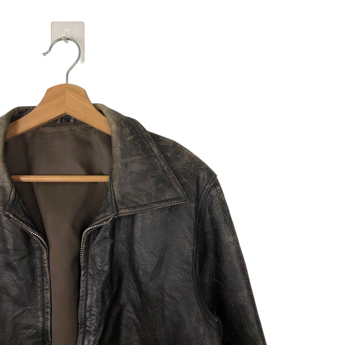 Japanese Brand 🔥80’s RARE GENUINE BOMBER LEATHER JACKET INSPIRE SCHOTT USA Size US L / EU 52-54 / 3 - 5 Thumbnail